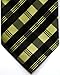 Retreez Tartan Plaid Patterns Woven Microfiber Men's Tie Necktie - 10 Colors