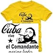 Fidel Castro - el commandante - CUBA VIVE - maximo Leader T-SHIRT - viele Farben