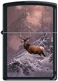 Bull Elk Hunters Dream Zippo Lighter by Blaylock
