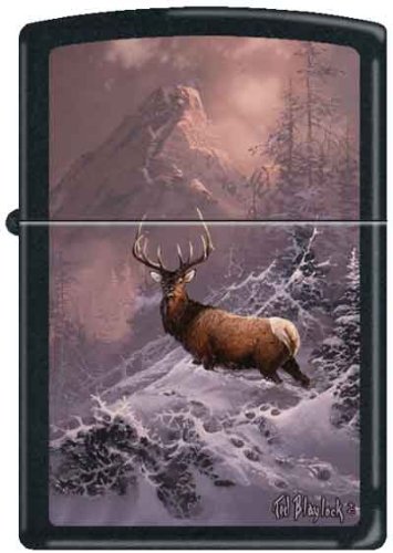 Bull Elk Hunters Dream Zippo Lighter by Blaylock