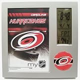 CAROLINA HURRICANES LCD DESK CLOCK ALARM PHOTO FRAME