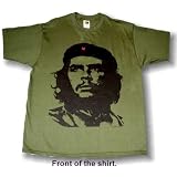 CHE GUEVARA Vintage Short Sleeve Men's MILITARY GREEN Tee Shirt Small Thru 4X