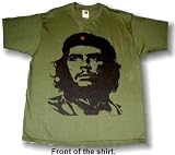 CHE GUEVARA Vintage Short Sleeve Men's MILITARY GREEN Tee Shirt Small Thru 4X