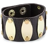 Leslie Danzis 1.25 Wide Brown Leather Adjustab