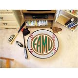 Florida A&M Rattlers NCAA Baseball Round Floor Mat (29)