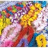 Mega Silk Lei Assortment (50 ct) for Tropical Hawaiian Luau Party Favors