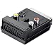 Scartadapter special Stecker / Buchse 3x Cinchbuchse und 4-pol. mini DIN Buchse