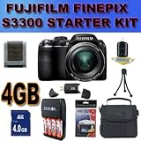 FujiFilm FinePix S3300 14 Megapixel Digital Camera with Wide Angle 26X Opti ....