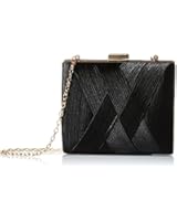 La Regale Satin Crisscross Evening Bag