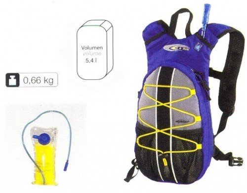 Bike- u. Nordic Walking Rucksack mit Trinksystem HIGH LEVEL