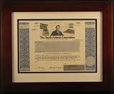 Framed Charles Schwab Corporation Stock Certificate
