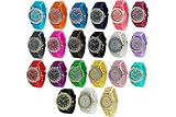 Wholesale Lot of 12 Geneva Platinum Womens 6886