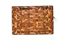 Proteak 20 by 14-Inch by 2-1/2-Inch Carving Board With Juice Canal and Porcelain Cup, End Grain