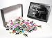 Photo Jigsaw Puzzle of PALM-READING, c1910. A staged depiction of a Gypsy woman reading a mans from Granger Art on Demand