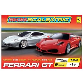 Micro Scalextric G1042 Ferrari  1:64 Scale Race Sets