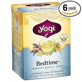Yogi Tea Calm, Bedtime, Tea Bags, 16-Count Boxes (Pack of 6)