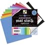 Diecuts with A View Match Makers Adhesive Texture Brights Mat Stack, 6-Inch-by-6-Inch, 48-Sheets/Pad