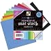 Diecuts with A View Match Makers Adhesive Texture Brights Mat Stack, 6-Inch-by-6-Inch, 48-Sheets/Pad