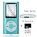 Tomameri Blue Portable MP4 Player MP3 Player Video Player with Photo Viewer , E-Book Reader , Voice Recorder with 32 GB Micro SD Card