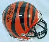 Ickey Woods Cincinnati Bengals NFL Hand Signed Mini Helmet