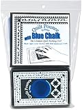 Hancy 4-Ounce Quilt Pounce Pad with Chalk Powder, Blue