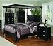 California King Canopy Bed by Winners Only - Ebony finish