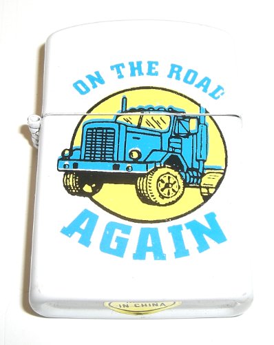 Lighter~ On The Road Again~ Rare Lighter!!