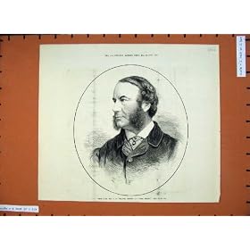 Copie 1879 de M. Delane Editor Times Newspaper de Portrait