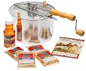 The Original Whirley Pop Stovetop Popcorn Popper Gourmet Set
