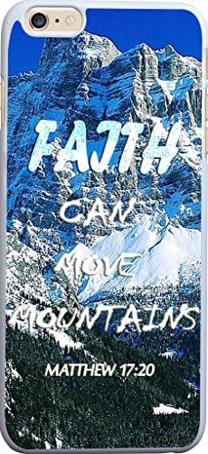 Hungo Iphone 6 Plus Case Bible Verses Christian Quotes, Apple Iphone 6 Plus Case Matthew 17:20 Faith Can Move Mountains