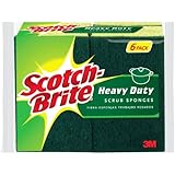 Scotch-Brite Heavy Duty Scrub Sponge, 6-Count
