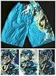 Body Surf by BASIX Mens Swim Trunks - Snake Print (4 color choices)