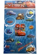 Cars 3D Graphic Stickers - Disney Pixar 1pc Sticker Sheet