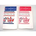 3 Pack Great British Printed Tea Towels 100% Cotton