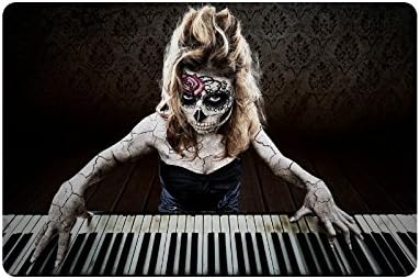 Piano Keys Custom Doormat Entrance Mat Floor Mat Rug Indoor/Outdoor/Front Door/Bathroom Mats Rubber Non Slip Size 23.6 x 15.7 inches