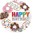 Anagram International Hx Donuts Happy Birthday Balloon, Multicolor