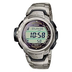 Casio Sport Unisex-Armbanduhr Pro-Trek-Funk-Solar-Kollektion Digital Quarz PRW-500T-7VER