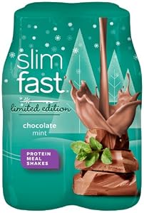 Slim-Fast Ready To Drink Limited Edition, Chocolate Mint, 10 fl. oz., 4 Count