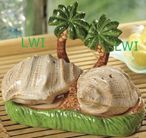 Seashell Tropical Beach Salt Tree Stand