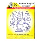 Aunt Marthas iron on transfers envelope for embroidery fabric painting quilting wearable art needlepoint & other crafts clancy the clown 3878 - B001GHXINC