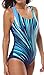 CharmLeaks Women One Piece Swimsuit Backless Halter swimsuits For Womens X-Large