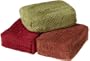 DII Microfiber Sponge, Spice, Set of 3