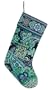 Vera Bradley Christmas Stocking in Blue Rhapsody
