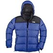 TAIGA Tantalus 700 - Men's European Goose Down Jacket, Navy Blue with Black, MADE IN CANADA