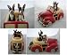 Henry Cavanagh "Mr & Mrs Magee Convertible Woody" Cookie Jar (with Boston Terriers)