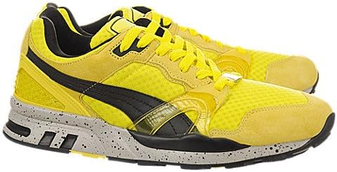 Puma Disc Blaze Mesh Evolution Mens Size 12 Yellow Mesh Walking Shoes UK 11