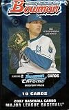 2007 Bowman Baseball Cards Sealed Hobby pack - 10 cards/pack including 2 chrome cards)