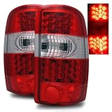 00-06 Chevy Surburban Red Clear LED Tail Lights (Will Fit Models With Barn Doors... by Luminx Lighting