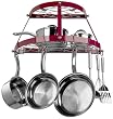 Range Kleen 2 Shelf Wall Mount Red Pot Rack