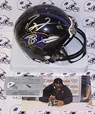 Ray Lewis Autographed/Hand Signed Baltimore Ravens Mini Helmet